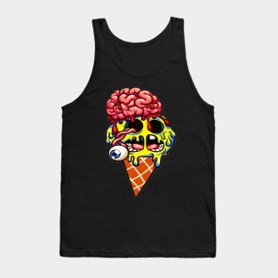 Brain Ice Cream Tank Top